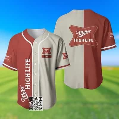 Personalized Miller High Life Beer Baseball Jersey Custom Number