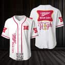 Miller High Life Beer Baseball Jersey Makes Me High Miller High Life Beer Baseball Jersey Makes Me High