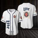 Miller Lite Beer Baseball Jersey A Fine Pilsner