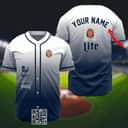 Personalized Miller Lite Beer Baseball Jersey Custom Name