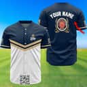 Personalized Blue And White Miller Lite Baseball Jersey Custom Name Personalized Blue And White Miller Lite Baseball Jersey Custom Name