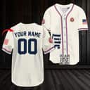 Personalized Miller Lite Baseball Jersey US Flag Custom Name & Number