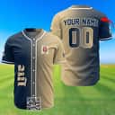 Personalized Gradient Miller Lite Beer Baseball Jersey Custom Name & Number