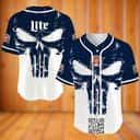 Retro Skull Miller Lite Beer Baseball Jersey