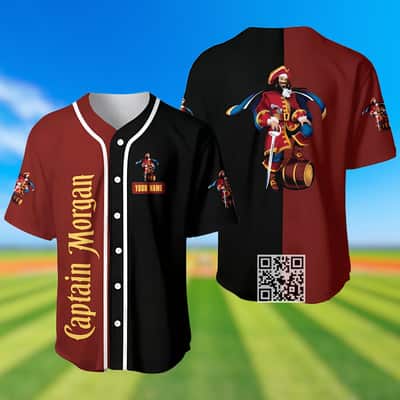 Captain Morgan Rum Baseball Jersey Custom Name