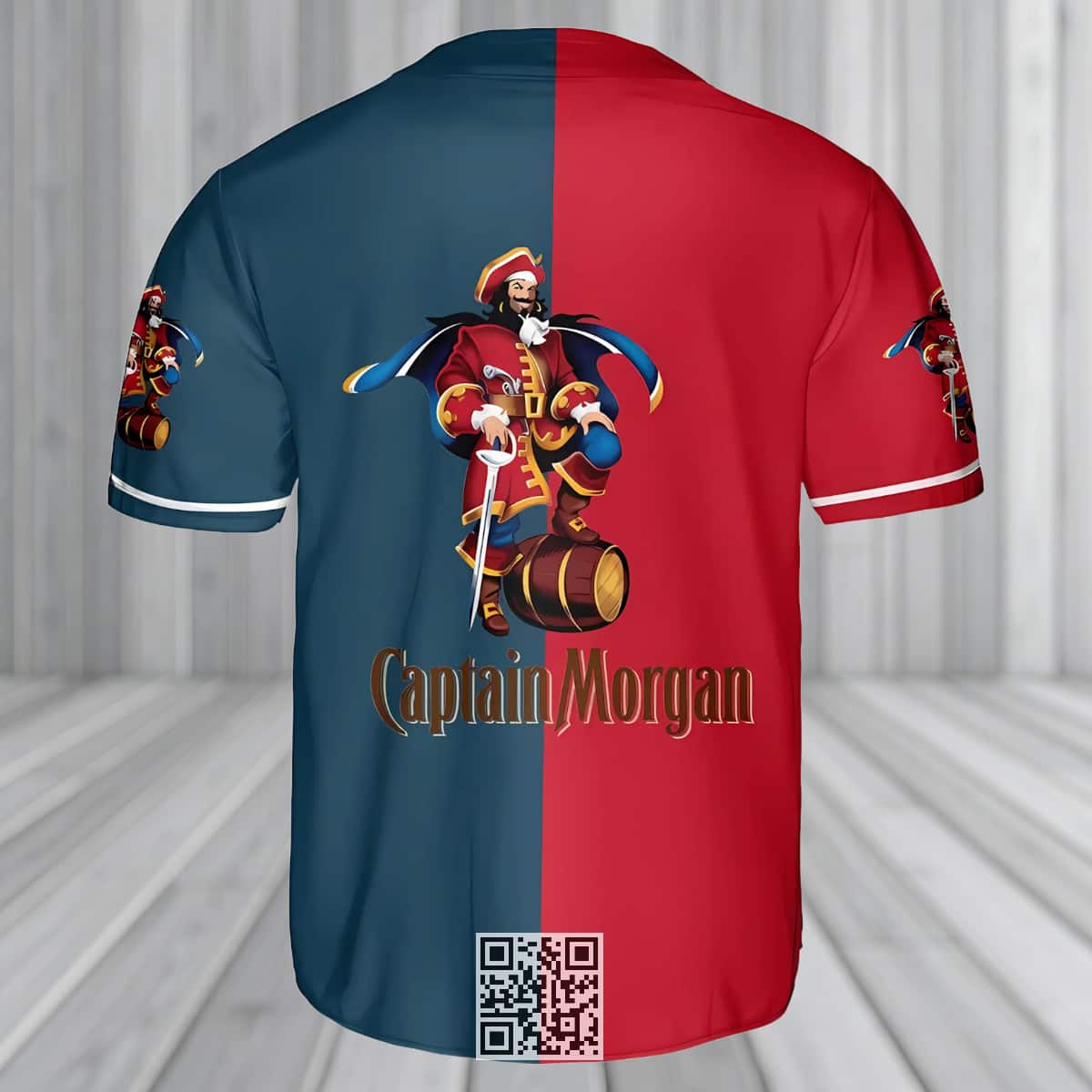 Captain Morgan Baseball Jersey Gift For Rum Drinkers Captain Morgan Baseball Jersey Gift For Rum Drinkers