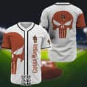 White Captain Morgan Baseball Jersey Scratchy White Ghost Skull White Captain Morgan Baseball Jersey Scratchy White Ghost Skull