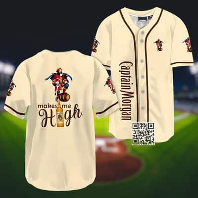 Captain Morgan Makes Me High Baseball Jersey