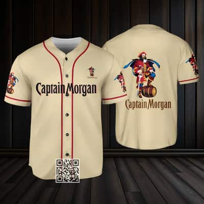 Captain Morgan Baseball Jersey Gift For Best Friends