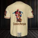 Captain Morgan Baseball Jersey Gift For Best Friends Captain Morgan Baseball Jersey Gift For Best Friends