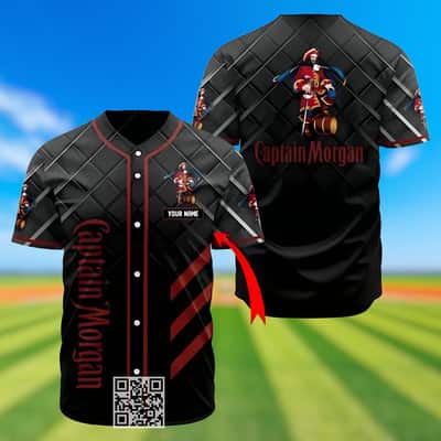 Captain Morgan Baseball Jersey Custom Name