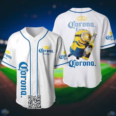 Cute Minion Corona Extra Beer Baseball Jersey