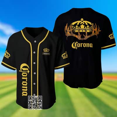 Corona Beer Baseball Jersey Custom Name Corona Beer Baseball Jersey Custom Name