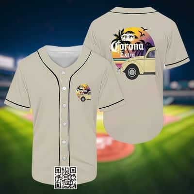 Vintage Corona Extra Beer City Pop Baseball Jersey Vintage Corona Extra Beer City Pop Baseball Jersey