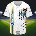 Corona Extra Beer Baseball Jersey Claw Scratches
