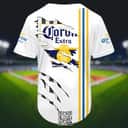 Corona Extra Beer Baseball Jersey Claw Scratches