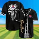 Horror Skull Crown Royal Whisky Baseball Jersey Horror Skull Crown Royal Whisky Baseball Jersey