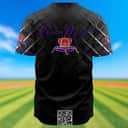 Black Crown Royal Whisky Baseball Jersey Black Crown Royal Whisky Baseball Jersey