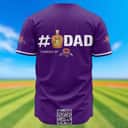 Personalized Crown Royal Baseball Jersey # Dad Custom Name