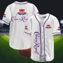 White Crown Royal Baseball Jersey Whisky Lovers Gift White Crown Royal Baseball Jersey Whisky Lovers Gift