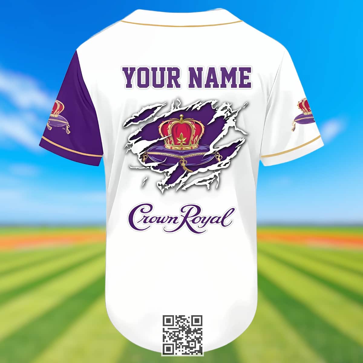 Crown Royal Whisky Baseball Jersey Custom Name Crown Royal Whisky Baseball Jersey Custom Name