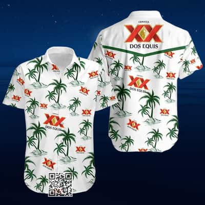 Aloha Cerveza Dos Equis Hawaiian Shirt Island Pattern