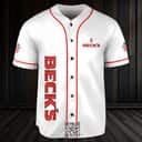 White Beck's Beer Baseball Jersey Gift For Best Friends White Beck's Beer Baseball Jersey Gift For Best Friends