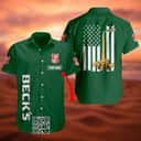 Personalized Beck's Hawaiian Shirt Beer Lovers Gift Custom Name Personalized Beck's Hawaiian Shirt Beer Lovers Gift Custom Name