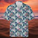 Aloha Beck's Beer Hawaiian Shirt Tropical Pattern