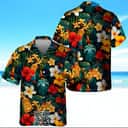Aloha Fireball Whisky Hawaiian Shirt Tropical Summer Flower Aloha Fireball Whisky Hawaiian Shirt Tropical Summer Flower