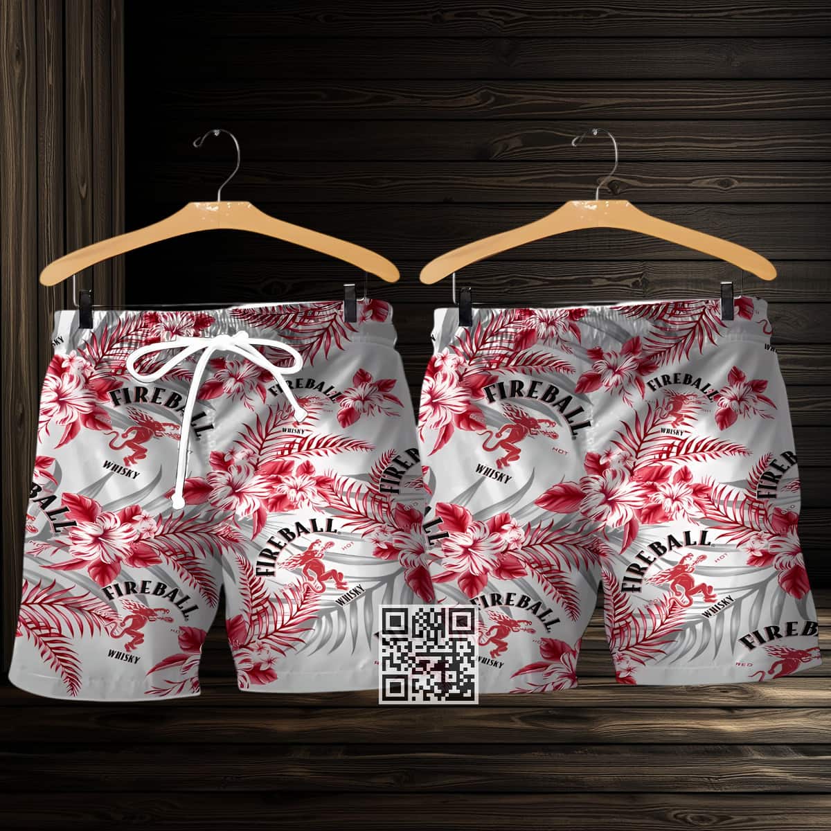 Aloha Fireball Cinnamon Whisky Hawaiian Shirt Tropical Flower Pattern Aloha Fireball Cinnamon Whisky Hawaiian Shirt Tropical Flower Pattern