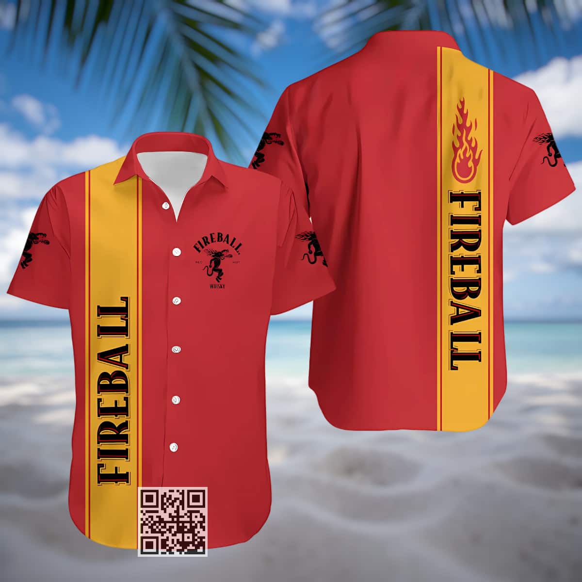 Fireball Hawaiian Shirt Whisky Lovers Gift Fireball Hawaiian Shirt Whisky Lovers Gift