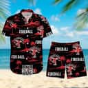 Fireball Whisky Hawaiian Shirt Island Pattern Fireball Whisky Hawaiian Shirt Island Pattern