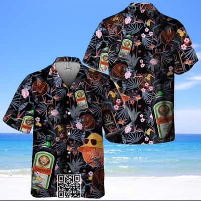 Jagermeister Hawaiian Shirt Herbal Liqueur Beach Lovers Gift