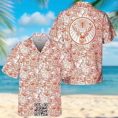 Jagermeister Hawaiian Shirt Doodle Art Summer Beach Gift Jagermeister Hawaiian Shirt Doodle Art Summer Beach Gift