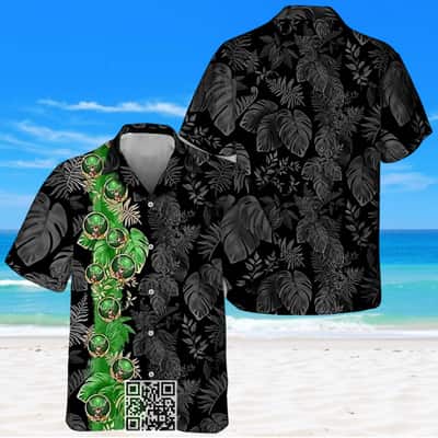Jagermeister Hawaiian Shirt Palm Leaves Pattern Beach Lovers Gift