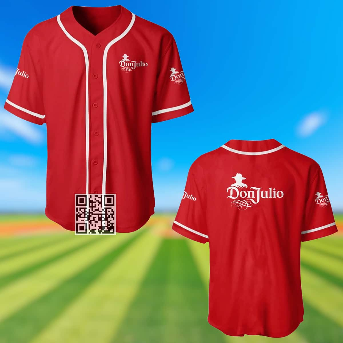 Red Don Julio Tequila Baseball Jersey Gift For Best Friends