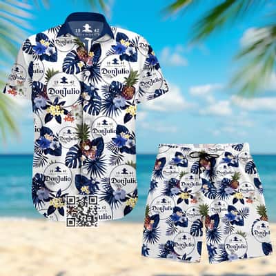 Aloha Don Julio Hawaiian Shirt Tropical Pattern Summer Gift For Friends