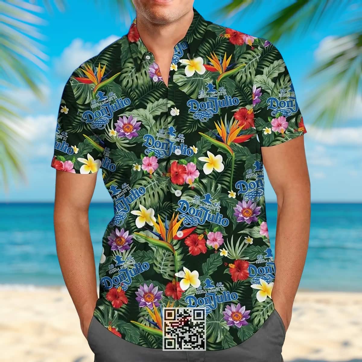 Aloha Don Julio Hawaiian Shirt Tropical Flower Pattern Summer Beach Gift Aloha Don Julio Hawaiian Shirt Tropical Flower Pattern Summer Beach Gift