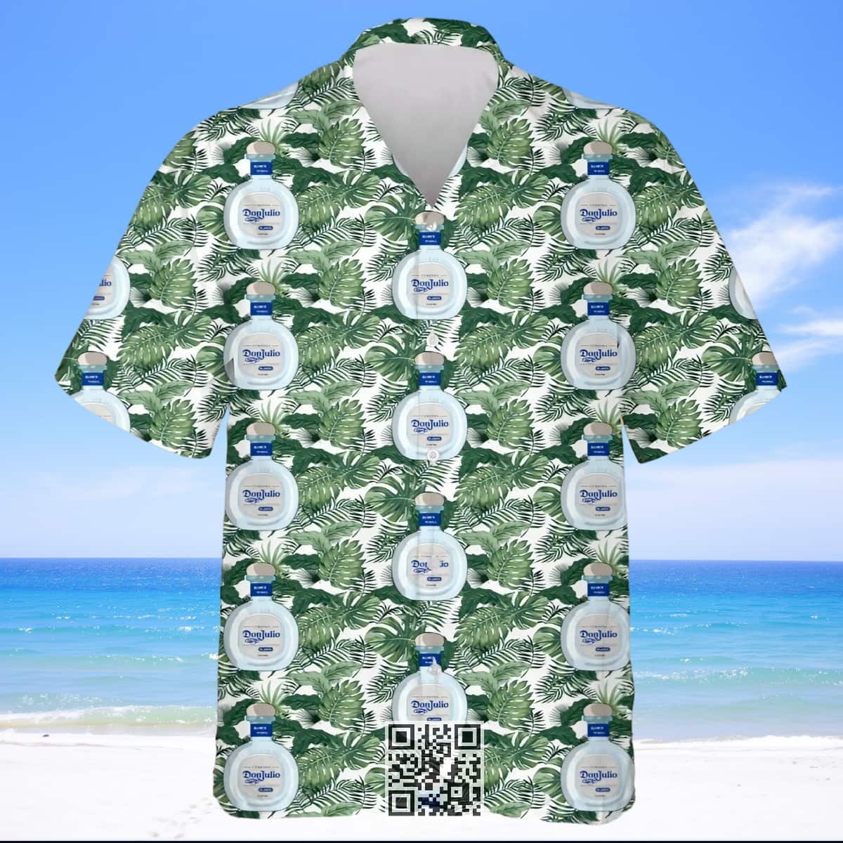 Aloha Don Julio Tequila Hawaiian Shirt Palm Leaves Pattern Aloha Don Julio Tequila Hawaiian Shirt Palm Leaves Pattern