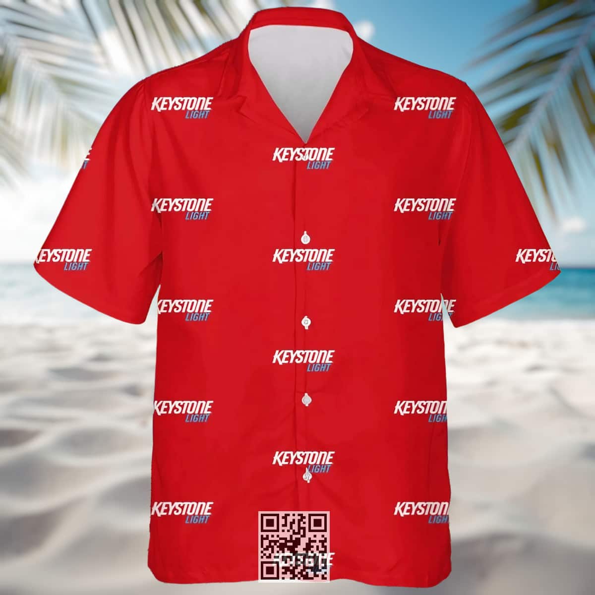 Red Keystone Light Beer Hawaiian Shirt Gift For Beach Lovers Red Keystone Light Beer Hawaiian Shirt Gift For Beach Lovers