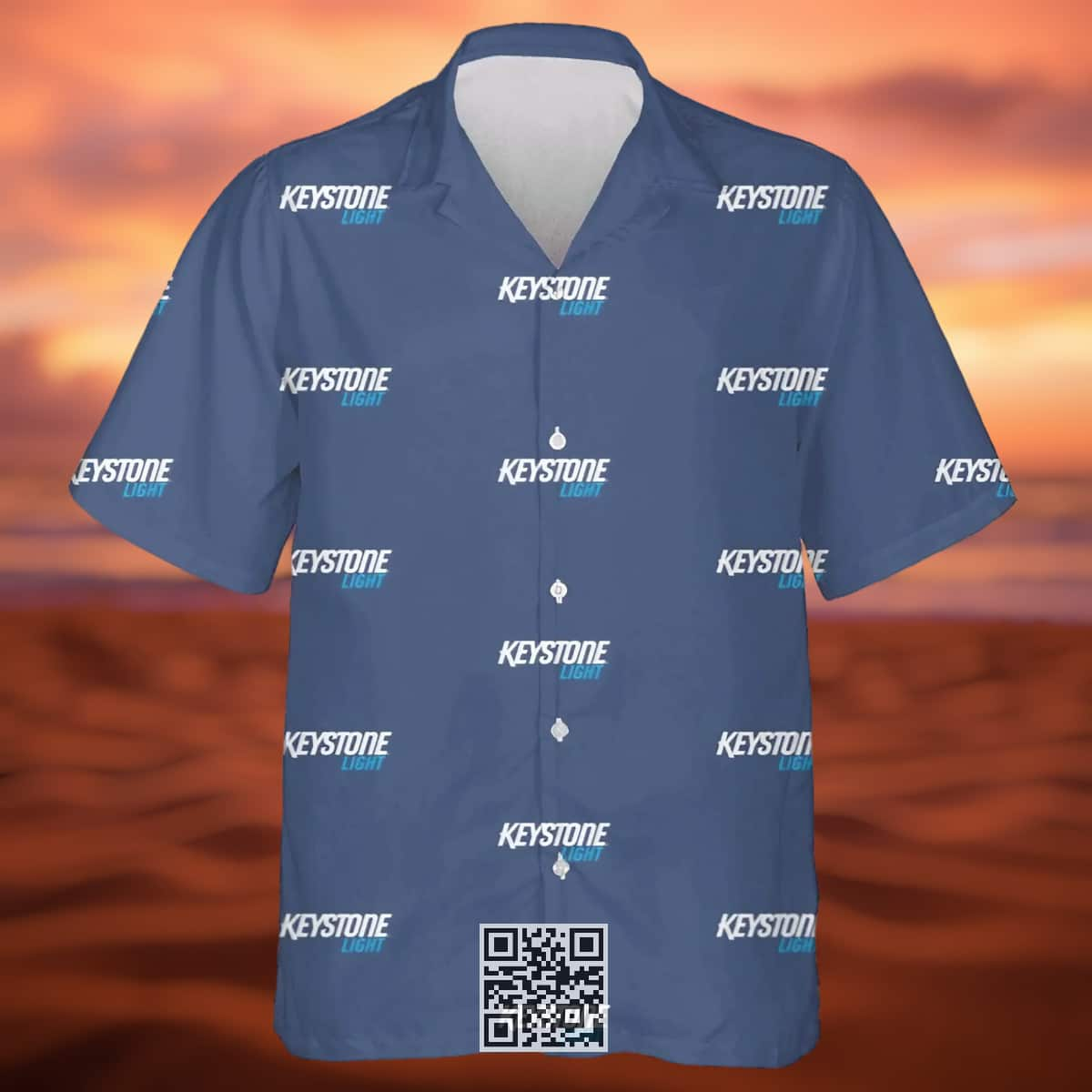 Midnight Keystone Light Beer Hawaiian Shirt Beach Lovers Gift