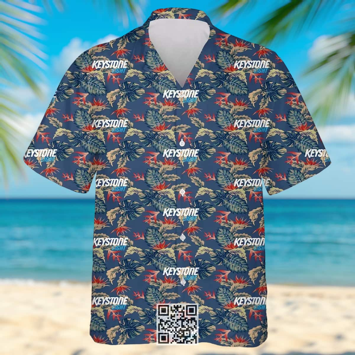 Aloha Keystone Light Beer Hawaiian Shirt Beach Gift For Friend