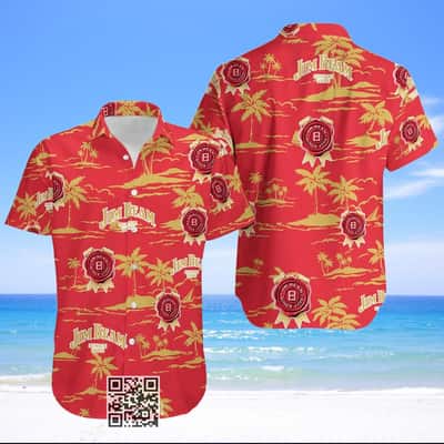 Aloha Jim Beam Hawaiian Shirt Beach Lovers Gift