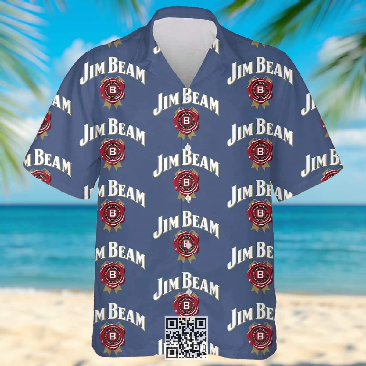 Midnight Jim Beam Hawaiian Shirt Beach Lovers Gift Midnight Jim Beam Hawaiian Shirt Beach Lovers Gift