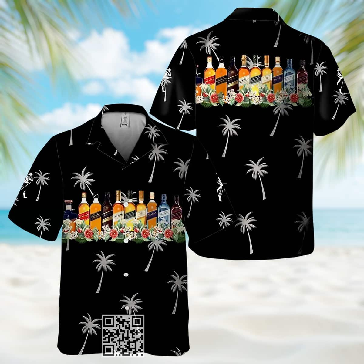 Aloha Johnnie Walker Collection Hawaiian Shirt Beach Lovers Gift