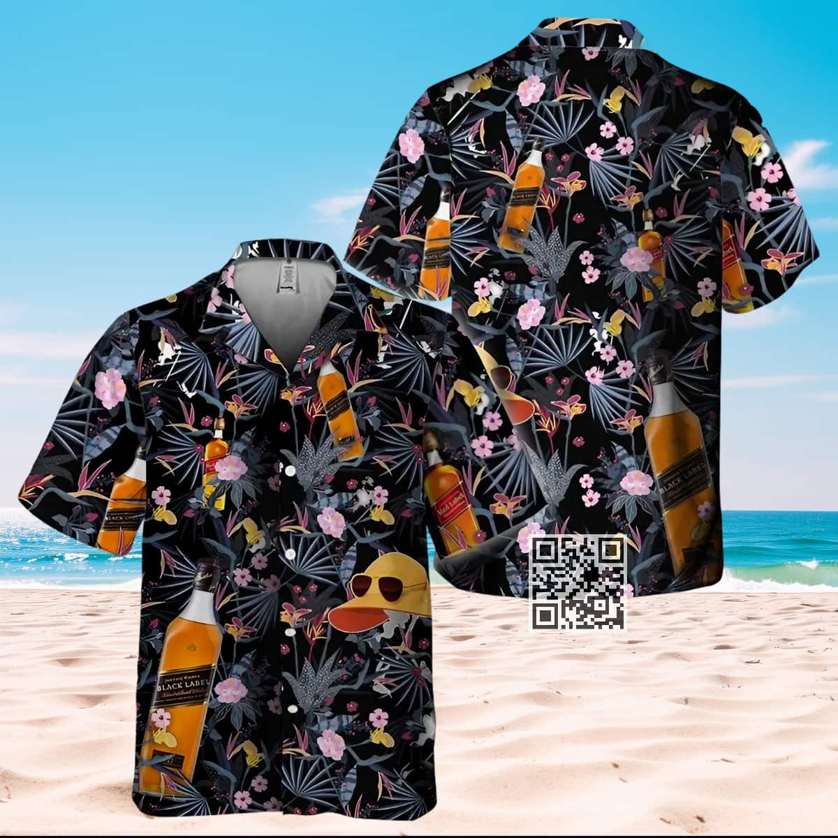 Aloha Johnnie Walker Hawaiian Shirt Summer Beach Gift