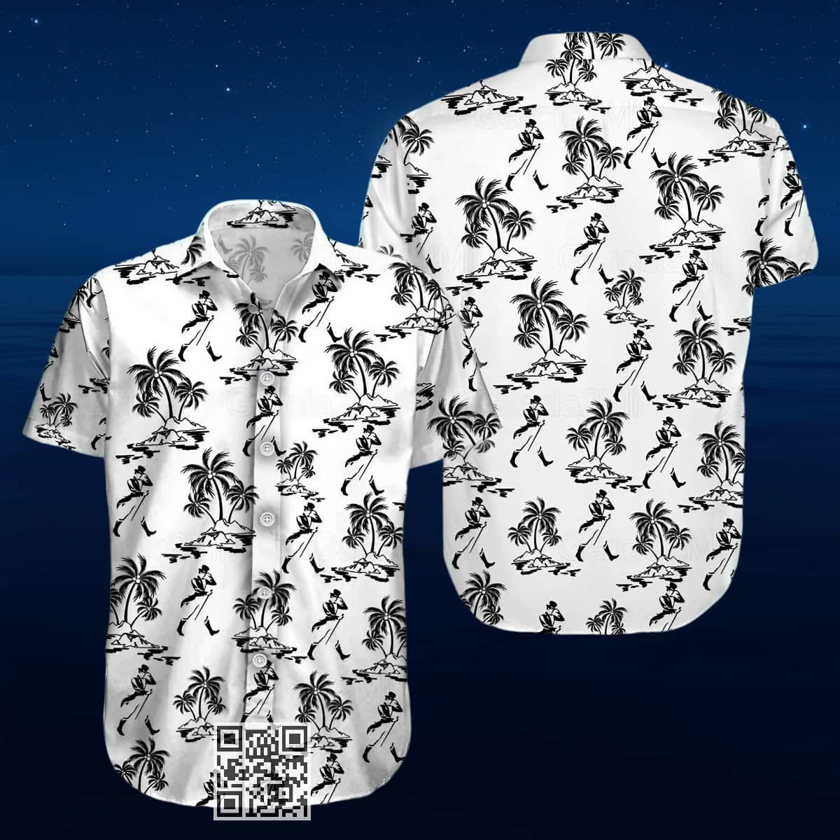 Johnnie Walker Hawaiian Shirt Gift For Beach Lovers