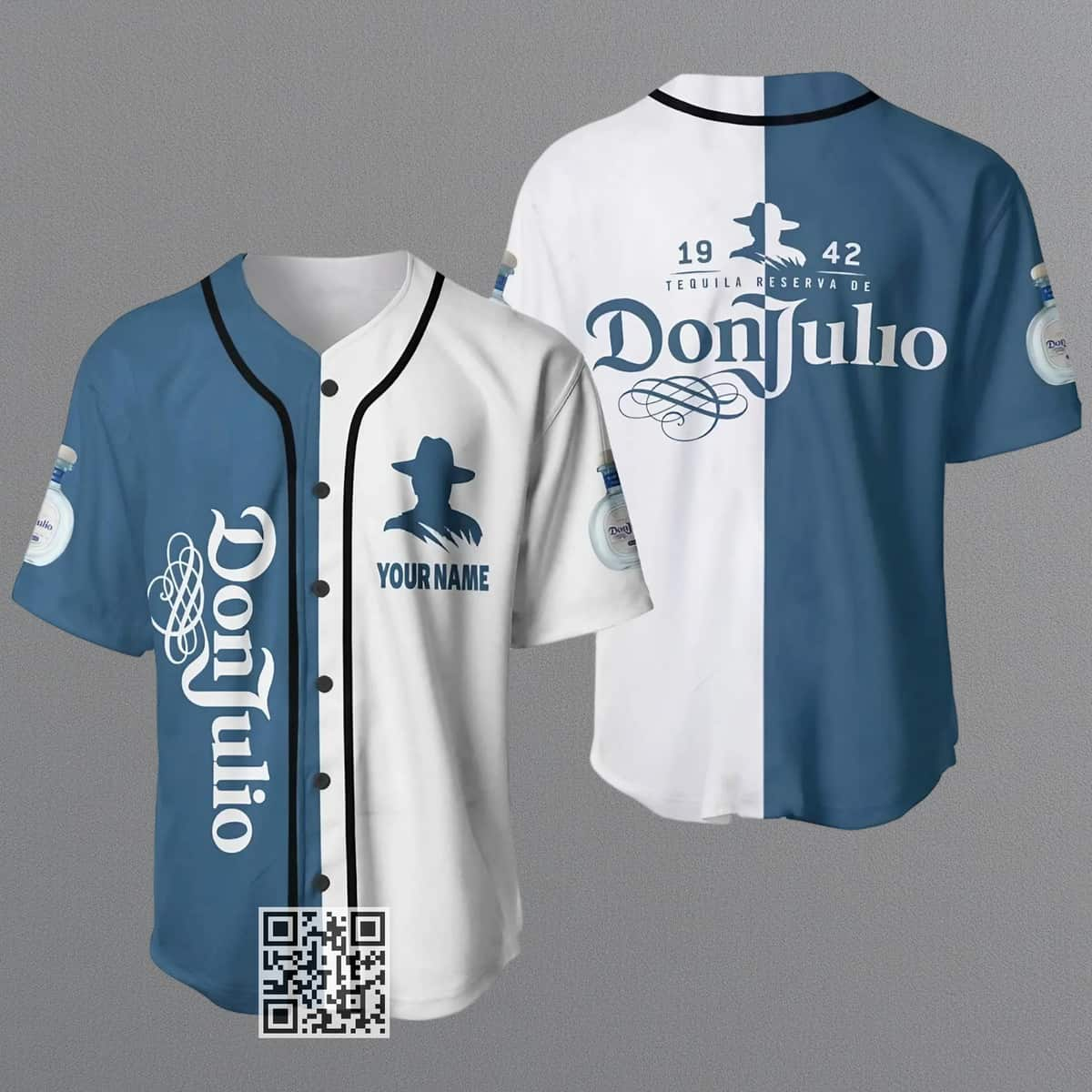 Don Julio Tequila Baseball Jersey Custom Name