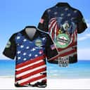 Personalized Heineken Beer Hawaiian Shirt Bald Eagle US Flag Custom Name